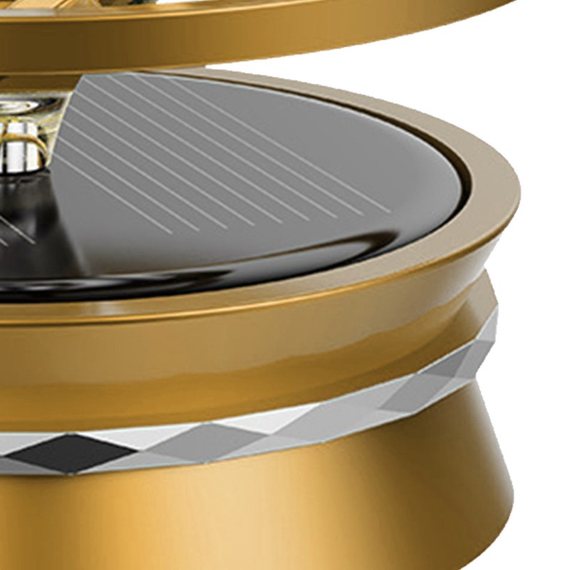 Car Aromatherapy Solar Energy Suspended Crystal Ball Rotating Car Aroma