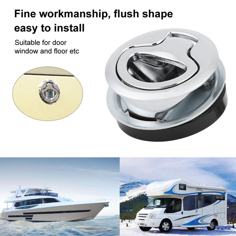 316 Stainless Steel Flush Pull Locker Hatch Latch Lift Handle