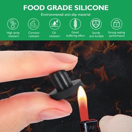 EASYEAH T-Shaped Silicone Plugs 3/4 in Soft Flexible Rubber Stopper 19-20 mm/0.75-0.79 in Tube End Cap Cover Waterproof Sealing Hole Plugs for Bottles Pipes, Black, 12 Pcs