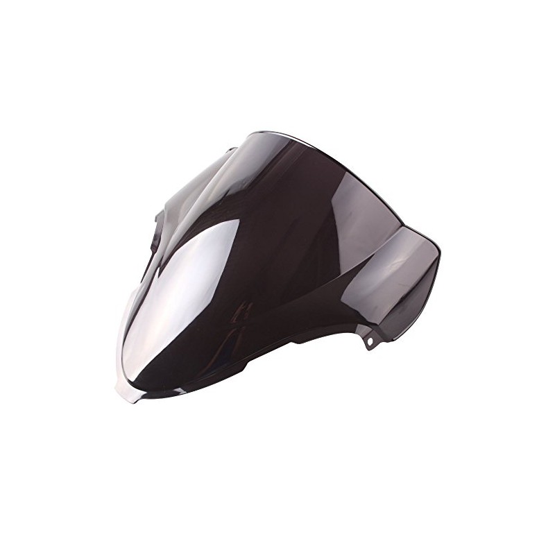 Luckmart Motorcycle Front Windshield Wind screen Double Bubble Compatible for