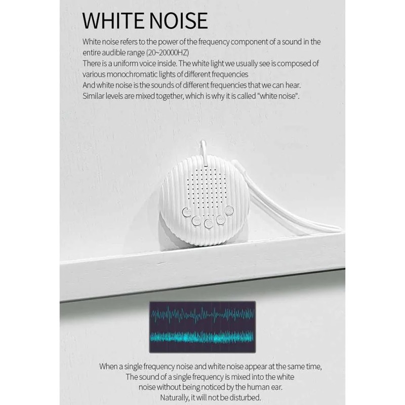 Ayuda Dormir Sonido Máquina Ruido Blanco
