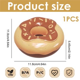 egniFurn Tough Rubber Dog Toys for Aggressive Chewers - Durable, Squeaky, Interactive Dog Treat Toy, Perfect for Medium & Large Breed Dogs