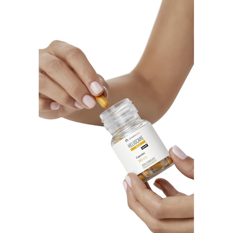 Heliocare 360 Oral Skin Supplement 500mg – Advanced Antioxidant Formula,