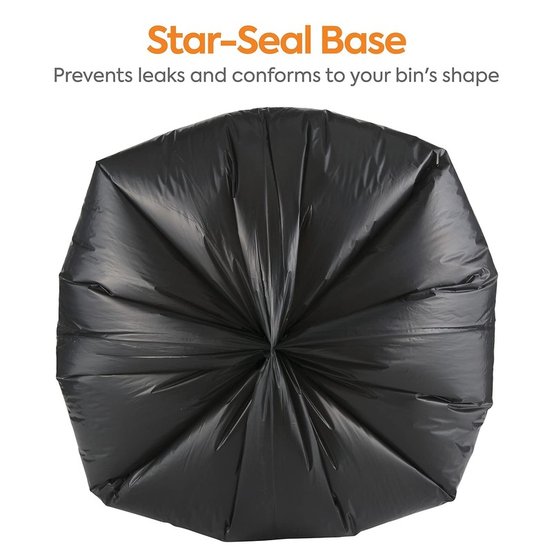 Coastwide Professional 55-60 Gallon Trash Bag, 38" x 58", Low