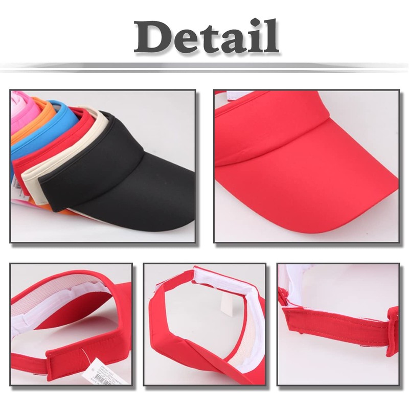 White Fang CA502 Women's Visor, Sun Visor, Plain, Hat, Stylish,