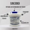 KK Hygiene Quick & Clean Non-Woven Cloth Dispenser Bucket Empty