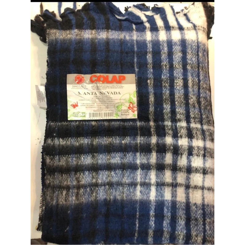 Colap Cobija C/barba Tilma Nevada 1.40mx2m Colap Ecológica Gruesa