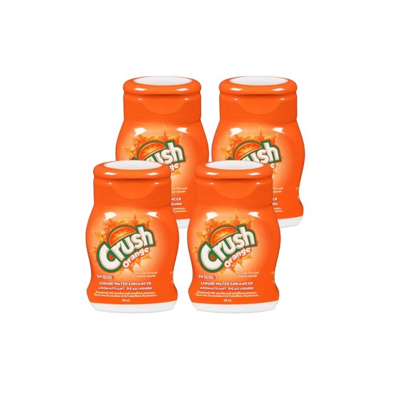 Crush Orange Liquid Water Enhancer, 1.62 OZ, 4 Count
