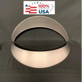 Lemon Hill Avenue Universal Metal Fender Flares Style 1:  4" Wide, 4-piece set (hand-made)