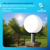 KastLite 14" Globe Pier Mount Outdoor Lighting with LED Lamp