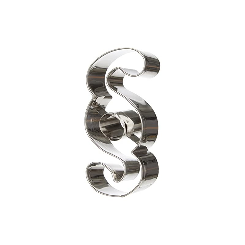 Staedter § Sign Cookie Cutter, Stainless Steel Silver, 30 x