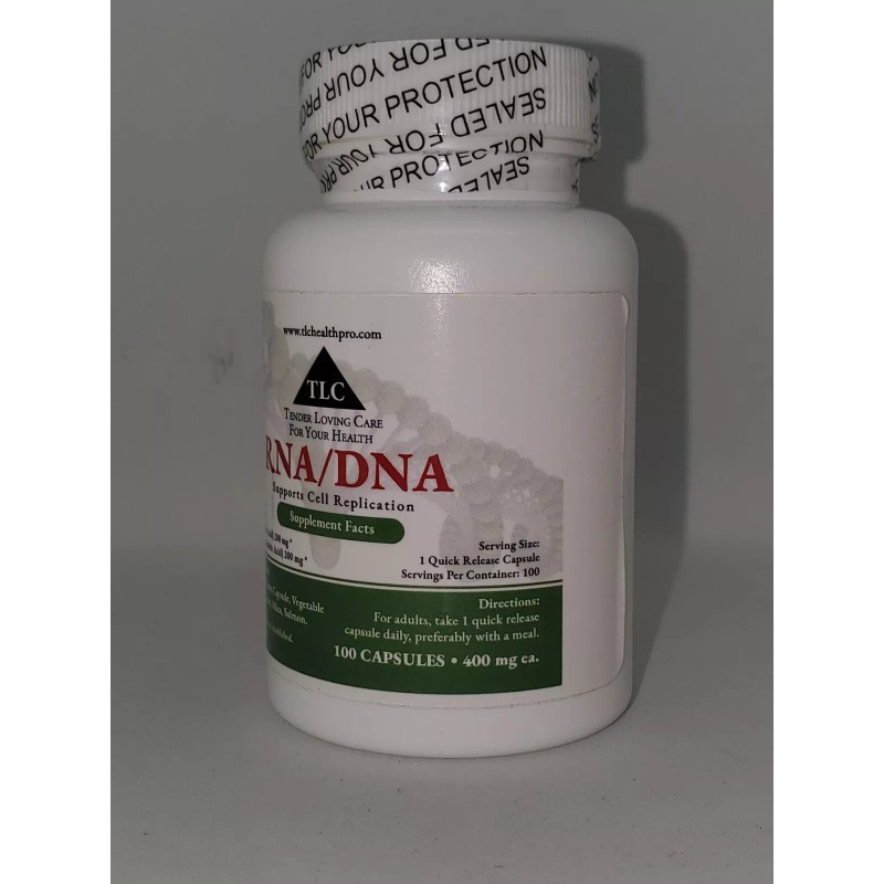 TLC HEALTH RNA/DNA - 100 Caps 400 mg - Supports