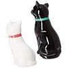 Abbott Collection Cuddling Cat Salt & Pepper-3.75" H, 3.75 inches