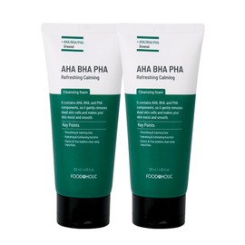 (2ea) AHA BHA PHA Refreshing Calming Cleansing Foam 120ml / Daily Pore Care Sebum Control Foam Cleansing / (2개)아하바하파하 리프레싱 카밍 클렌징폼 120ml 데일리 모공케어 피지조절 폼클렌징