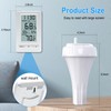 Urageuxy Wireless Digital Pool Thermometer, 328ft Remote Floating Thermometer with