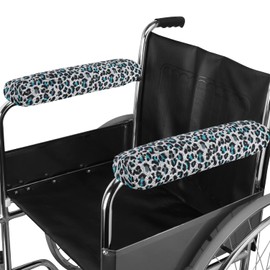 TOMMHANES AMISGUOER Almohadillas para sillas de ruedas de 14 pulgadas, fundas para reposabrazos de silla de ruedas, almohadillas para reposabrazos de silla de ruedas, almohadillas lavables (WAP14-12B)