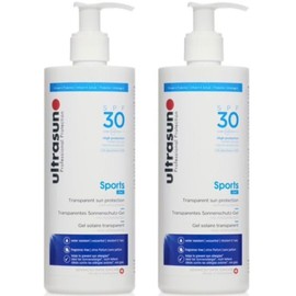 UltraSun DOUBLE Transparent Sun Protection SPF30 Sports Gel 400ml