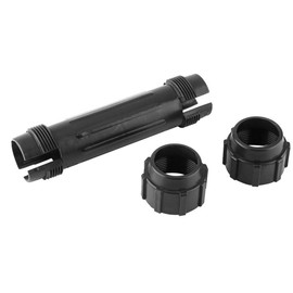 Huairdum Paddle Rudder Connector, Pack of 2 Aluminium Alloy Paddle Connector, Replacement Accessories for Inflatable Boat, Fishing, Kayak, Canoe, Diameter 28 mm, Universal Connection