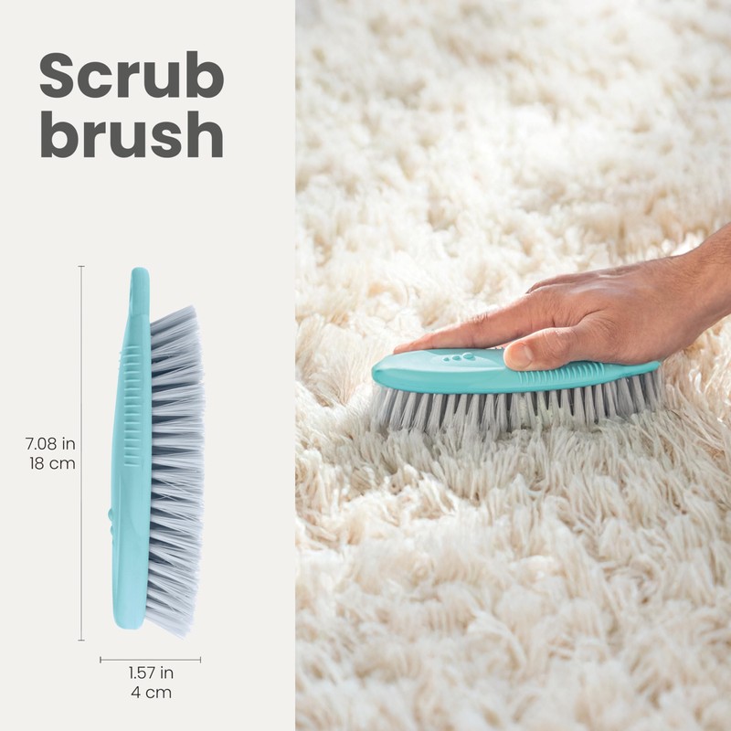 VIGAR Blue Small Hard Bristle Multi-Function Brush