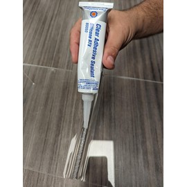 Permatex 80050-12PK Clear RTV Silicone Adhesive Sealant, 3 oz. (Pack of 12)