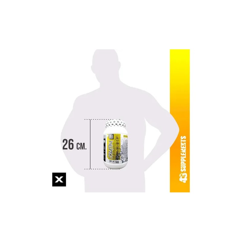 Creatina 2 Kg 43 Supplements 2 Botes Sin Sabor
