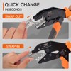 iCrimp Rachet Crimping Tool Set, Quick Change Jaws for Open
