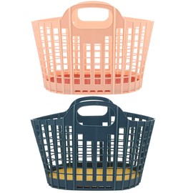 SOESFOUFU 2pcs Vegetable Storage Basket Simple Snacks Basket Vegetable Washing Basket Basket Pp
