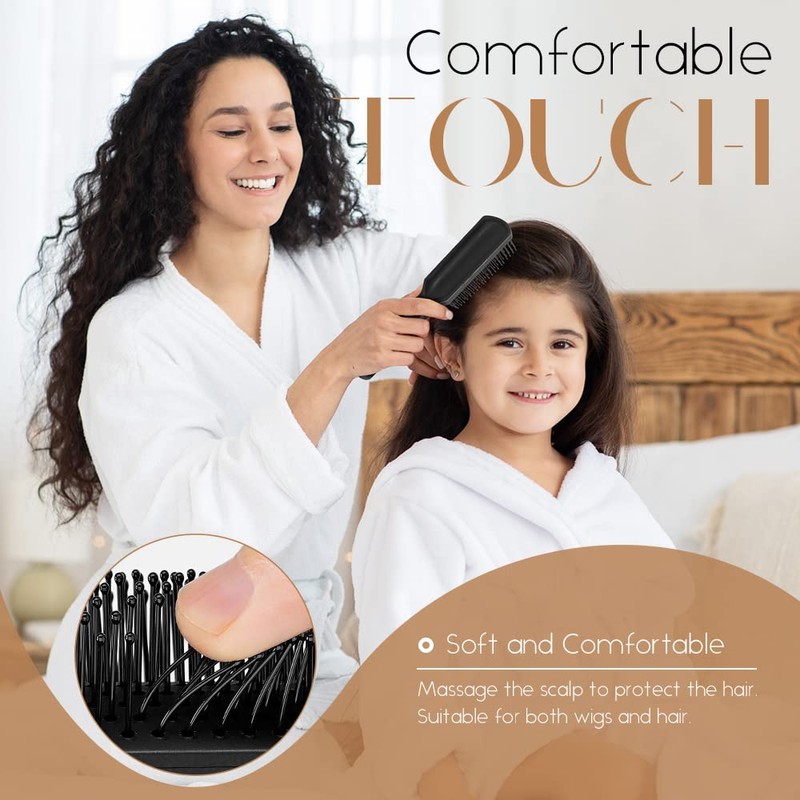 Dreamlover Pack of 2 hair brushes without pulling, wig comb