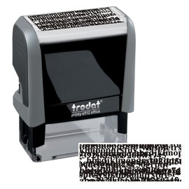 Trodat Print 4912 Self-Inking ID Protection Stamp (Printy 4912 ID Protection Stamp)