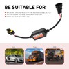 lekiliky 2PCS Car LED Bulb Decoder, Vehicle 9006 HB4 9012