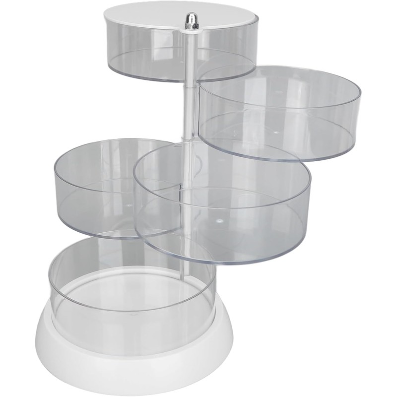 Caja de Almacenamiento Organizadora de Accesorios para el Cabello Giratoria
