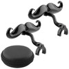 2Pcs Clip-On Mustache for Trumpets,Clip-On Mustache for Small Shank Trombone,with