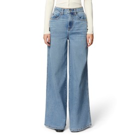 florence by mills Women's Total Softie Denim Wide Leg Jeans, Med Wash, 12