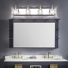 PRESDE 4 Lights Bathroom Light Fixtures Over Mirror Crystal Modern