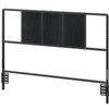 MAHANCRIS Full Size Headboard Only, Metal Headboard with Adapters, Minimalist