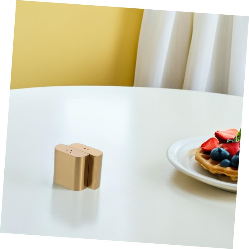 SHOWERORO Stainless Steel Seasoning Shaker Bottle Pepper Salt for Upscale