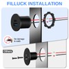 Filluck RV USB Outlet 12V/24V Quick Charger, Dual PD3.0 &