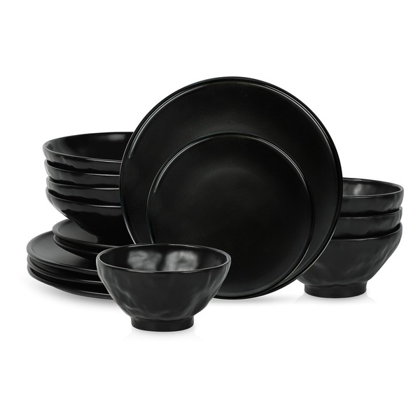 Stone by Mercer Project Nendo Stoneware Dinnerware Set, 16-Piece -