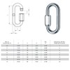 Chain Quick Release 10 mm Thickness » Screwable » Galvanised