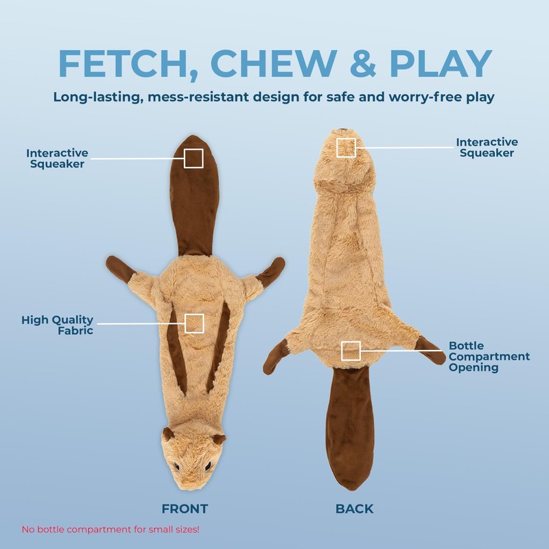 Best Pet Supplies Squeaky Dog Toys with Soft Durable Fabric
