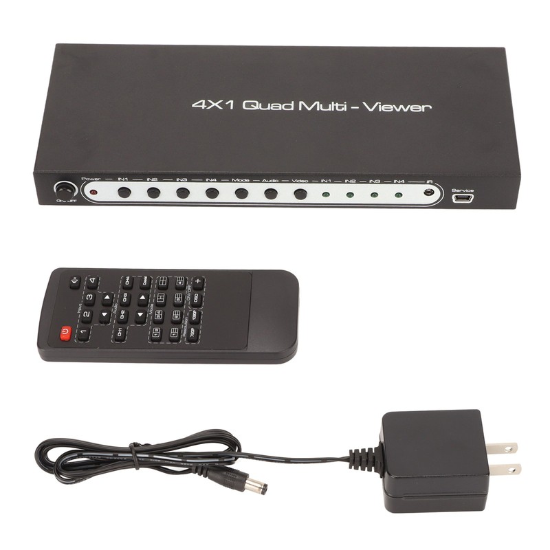 HD Multimedia Interface 4x1 Quad Multi Viewer 4 in 1
