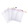 FOMIYES Handmade Soap 5pcs Soap Net Easy Closure Drawstring Non-latex
