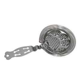 304 Stainless Steel Cocktail Strainer Bar Strainer Bar Tool Drink Strainer Perfect Accessory for Bars Restaurants Black