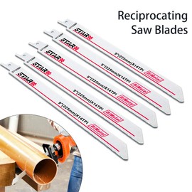 S922BF/S1122BF Reciprocating Saw Blade, BE-TOOL 5Pcs Reciprocating Sabre Saw For Metal Demolition, Wood Cutting