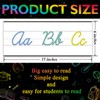 12 Pieces Alphabet Line for Classroom Wall Pastel Cursive Alphabet