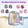 PROOX Shower Head Filter Replacement Cartridges, KDF55 Filters for Hard