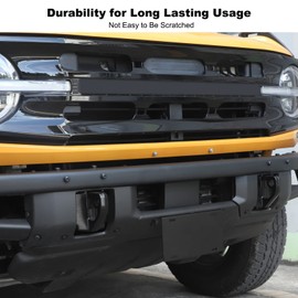 Front License Plate Holder Compatible with Ford Bronco 2021-2024+, Front License Plate Bracket Accessories (102(Ford Bronco 21+))