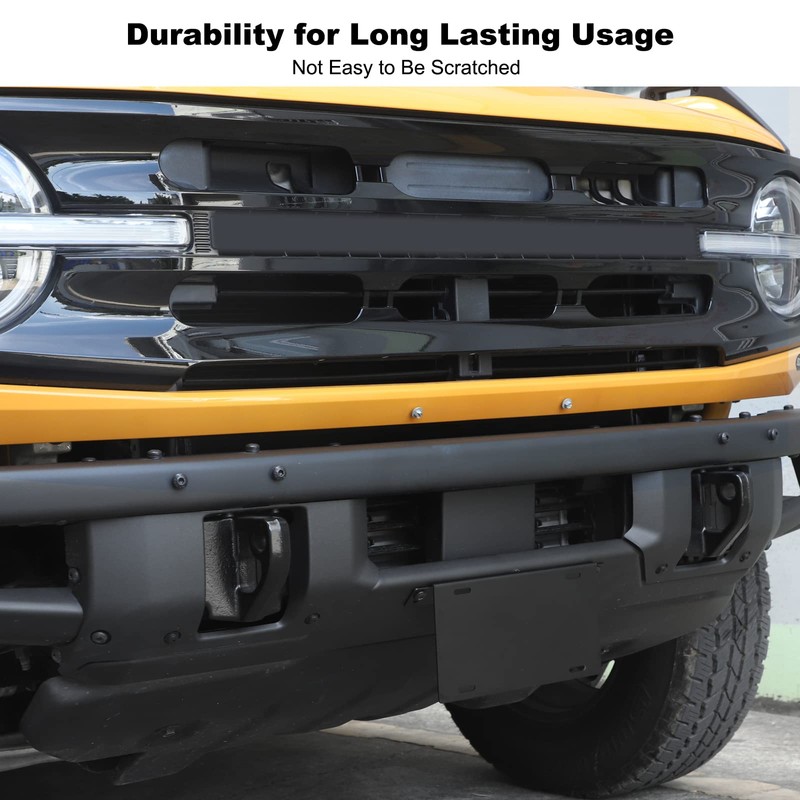 Front License Plate Holder Compatible with Ford Bronco 2021-2024+, Front