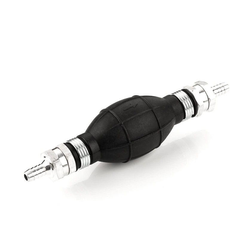 LST Kraftstoffpumpe Hand Pumpe Sechskant Aluanschluss für Schlauch Innen-Ø 8mm