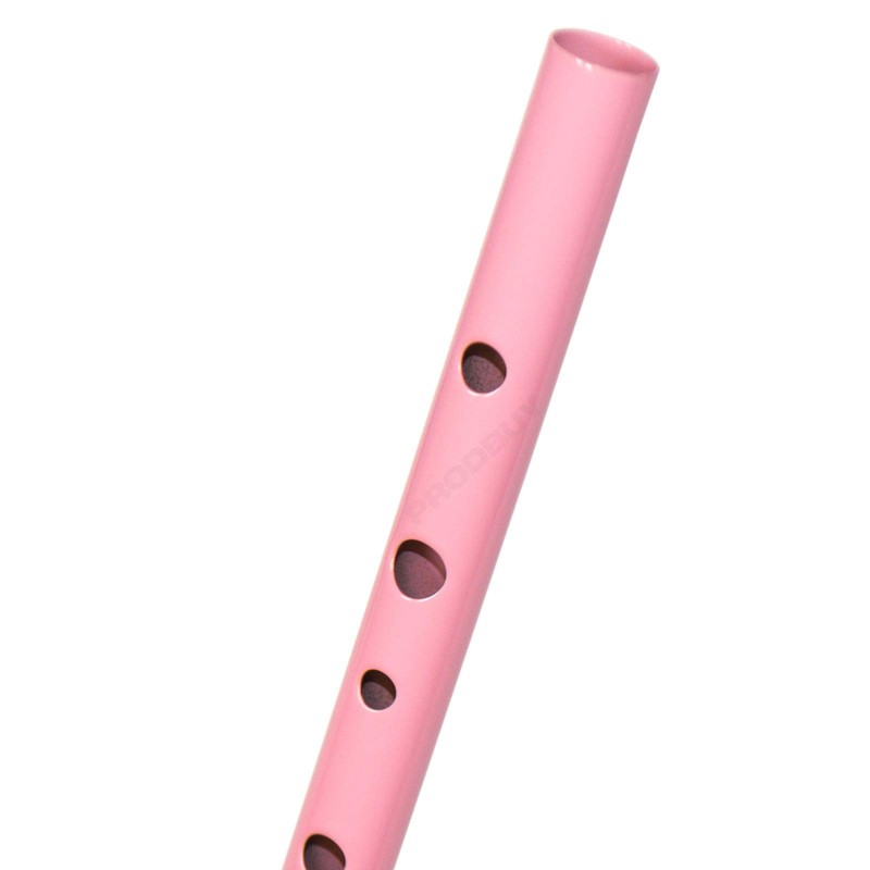 Pink Feadog Brass D Irish Tin Whistle